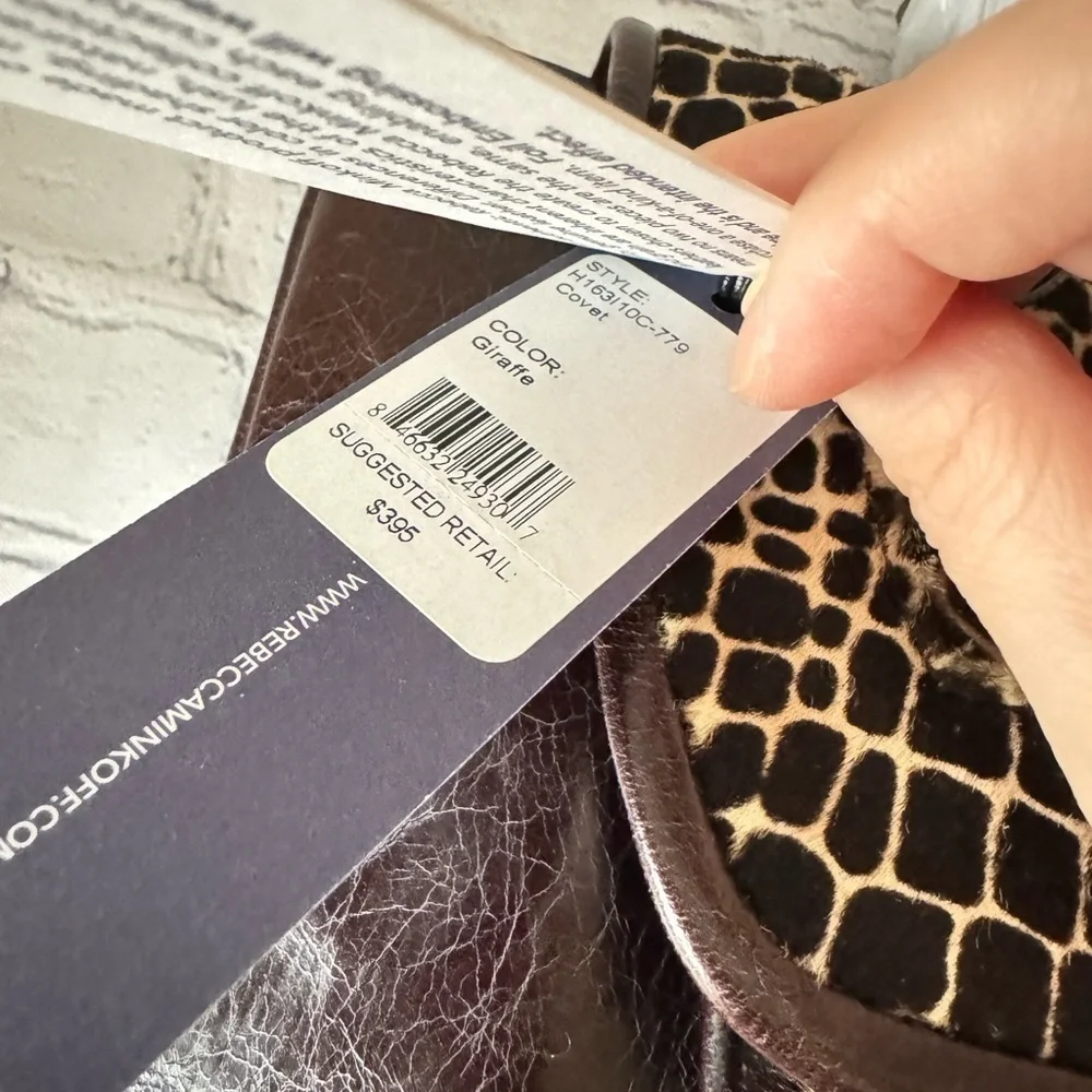 NWT Rebecca Minkoff Satchel Giraffe Bag Retail $395